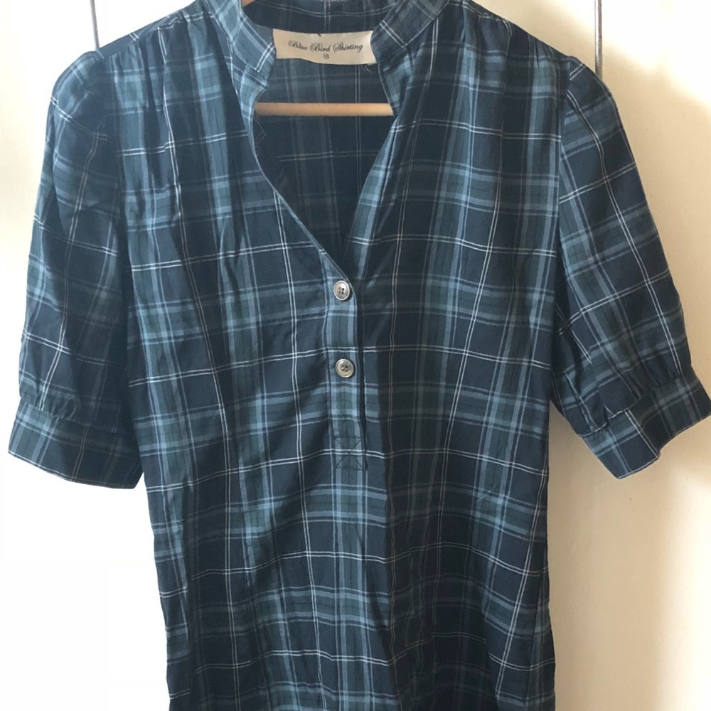 Plaid tunic